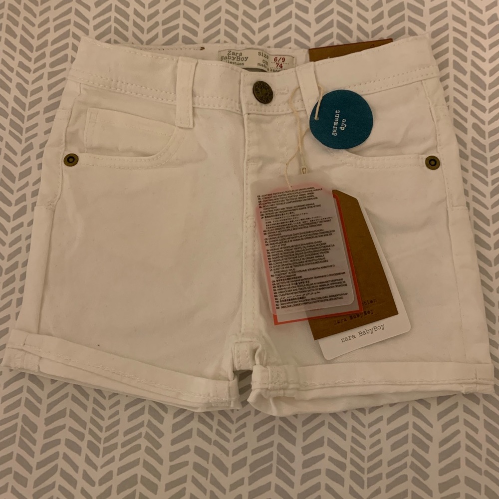 Zara Baby White Shorts